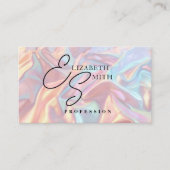 パステルホログラフィック名刺 名刺 (正面)