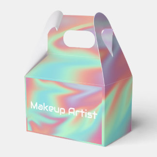 パステルホログラフィック スワール アブストラクト フェイバーボックス