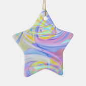 パステルホログラム セラミックオーナメント (右)