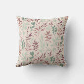 パステルボタニカルパターン クッション (裏面)