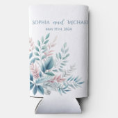 パステルボタニッ結婚クス – ありがとう –  スリム缶クーラー (裏面)