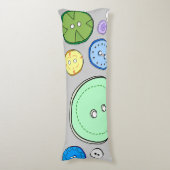 パステルボタンイラストレーション ボディピロー (正面縦)