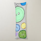 パステルボタンイラストレーション ボディピロー (裏面 (縦))