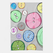 パステルボタン キッチンタオル (縦)