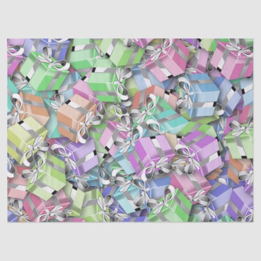 パステルボックスティッシュペーパー 薄葉紙 (正面)