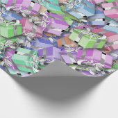 パステルボックスラッピング紙 ラッピングペーパー (角)