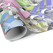 パステルボックスラッピング紙 ラッピングペーパー (ロールコーナー)