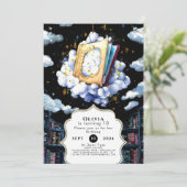 パステルボホエンチャントストーリーブック誕生日 招待状 (スタンド正面)