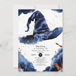 パステルボホエンチャントメントウィザード誕生日 招待状