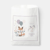 パステルボホキツネ&バルーン誕生日 フェイバーバッグ (正面)