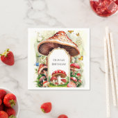 パステルボホキノコ誕生日 スタンダードカクテルナプキン (インサイチュ)