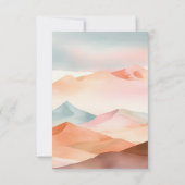 パステルボホデザートズ結婚詳細 出欠カード (裏面)