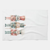 パステルボホナツクラッカースクリプトクリスマス キッチンタオル (横)