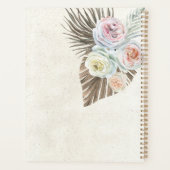 パステルボホニュートラルフローラウェディングプランナー プランナー手帳 (裏面)