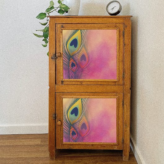 パステルボホピーコックフェザーズデクページ 薄葉紙