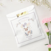 パステルボホファウンアンドバルーン誕生日 フェイバーバッグ (封をした状態)