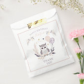 パステルボホフクロウ&バルーン誕生日 フェイバーバッグ (封をした状態)