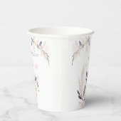 パステルボホフクロウ&バルーン誕生日 紙コップ (右)