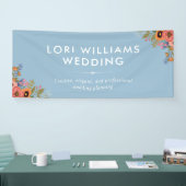 パステルボホフローラブケッツビジネス名 横断幕 (トレードショー)