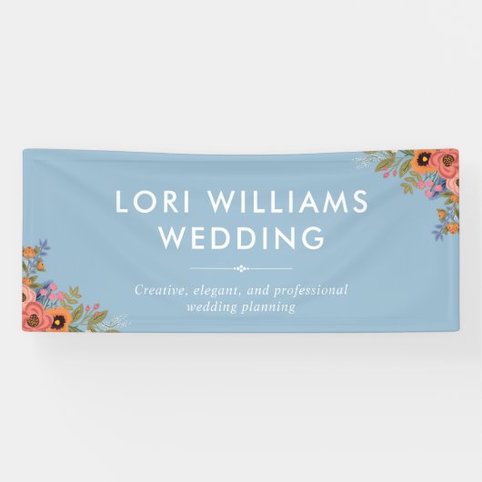 パステルボホフローラブケッツビジネス名 横断幕 (横)