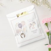 パステルボホヘッジホッグアンドバルーン誕生日 フェイバーバッグ (封をした状態)