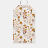 パステルボホマスタードイエローワイルドフラワー ギフトタグ (裏面)