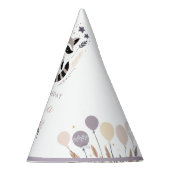 パステルボホラクーンアンドバルーン誕生日 パーティーハット (右)