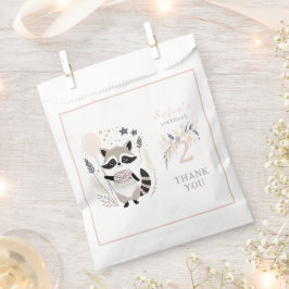 パステルボホラクーンアンドバルーン誕生日 フェイバーバッグ