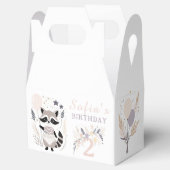 パステルボホラクーンアンドバルーン誕生日 フェイバーボックス (オープン)