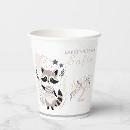 パステルボホラクーンアンドバルーン誕生日 紙コップ