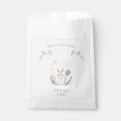 パステルボホラビットアンドバルーン誕生日 フェイバーバッグ (正面)