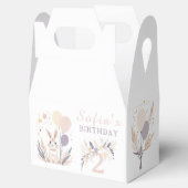 パステルボホラビットアンドバルーン誕生日 フェイバーボックス (オープン)