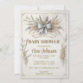 パステルボホラビット 招待状 (裏面)