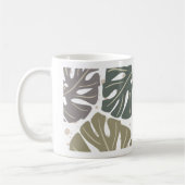 パステルボホ抽象芸術オーガニックエステティックマグ コーヒーマグカップ (左)