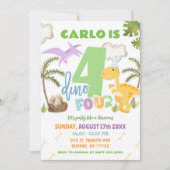 パステルボーイスノーダーズ4thバースデーパーティー 招待状 (正面)