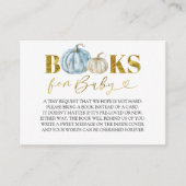 パステルボーカンプキンベビーシャワーブズベビー エンクロージャーカード (正面)