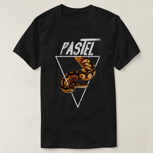 パステルボールPythonスネークオーナープルオーバー Tシャツ (デザイン正面)