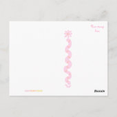 パステルポシー葉書 ポストカード (裏面)