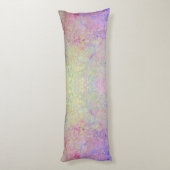 パステルポップ・アートのアルコカラフルールインク抽象芸術の ボディピロー (裏面 (縦))