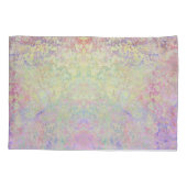 パステルポップ・アートのアルコカラフルールインク抽象芸術の 枕カバー (裏面)