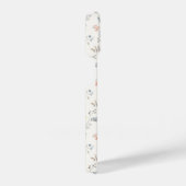 パステルポピーフローラガーデンパターン iPhoneケース (右側面)