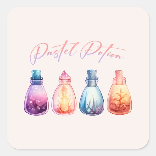 パステルポーション スクエアシール (正面)