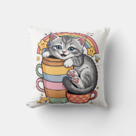 パステルポーズ&レインボーシップス クッション