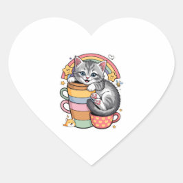 パステルポーズ&レインボーシップス ハートシール