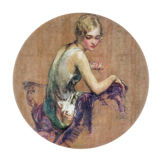 パステルポートレート カッティングボード (正面)