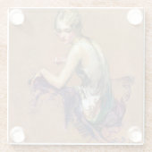 パステルポートレート ガラスコースター (裏面)