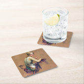 パステルポートレート スクエアペーパーコースター (インサイチュ)