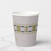 パステルマウベパターン 紙コップ (右)