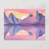 パステルマウンテンズ | 水彩空 ポストカード (正面)