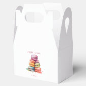 パステルマカロン結婚式の引き出物ギフトボックス フェイバーボックス (オープン)